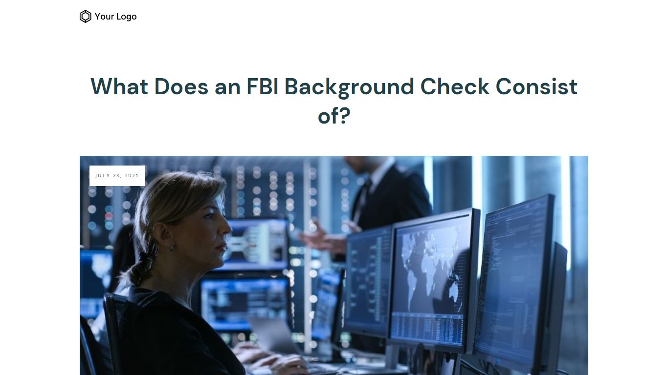 What Does an FBI Background Check Consist of? - ScanTailor